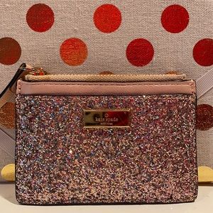 Kate Spade Glitter Card Case